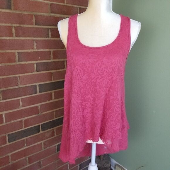 Free People Racerback Tank Top with Embellishments - Picture 1 of 6